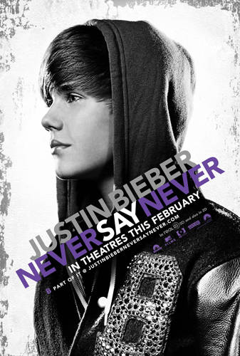 justin bieber never say never poster. Never Say Never (Paramount)