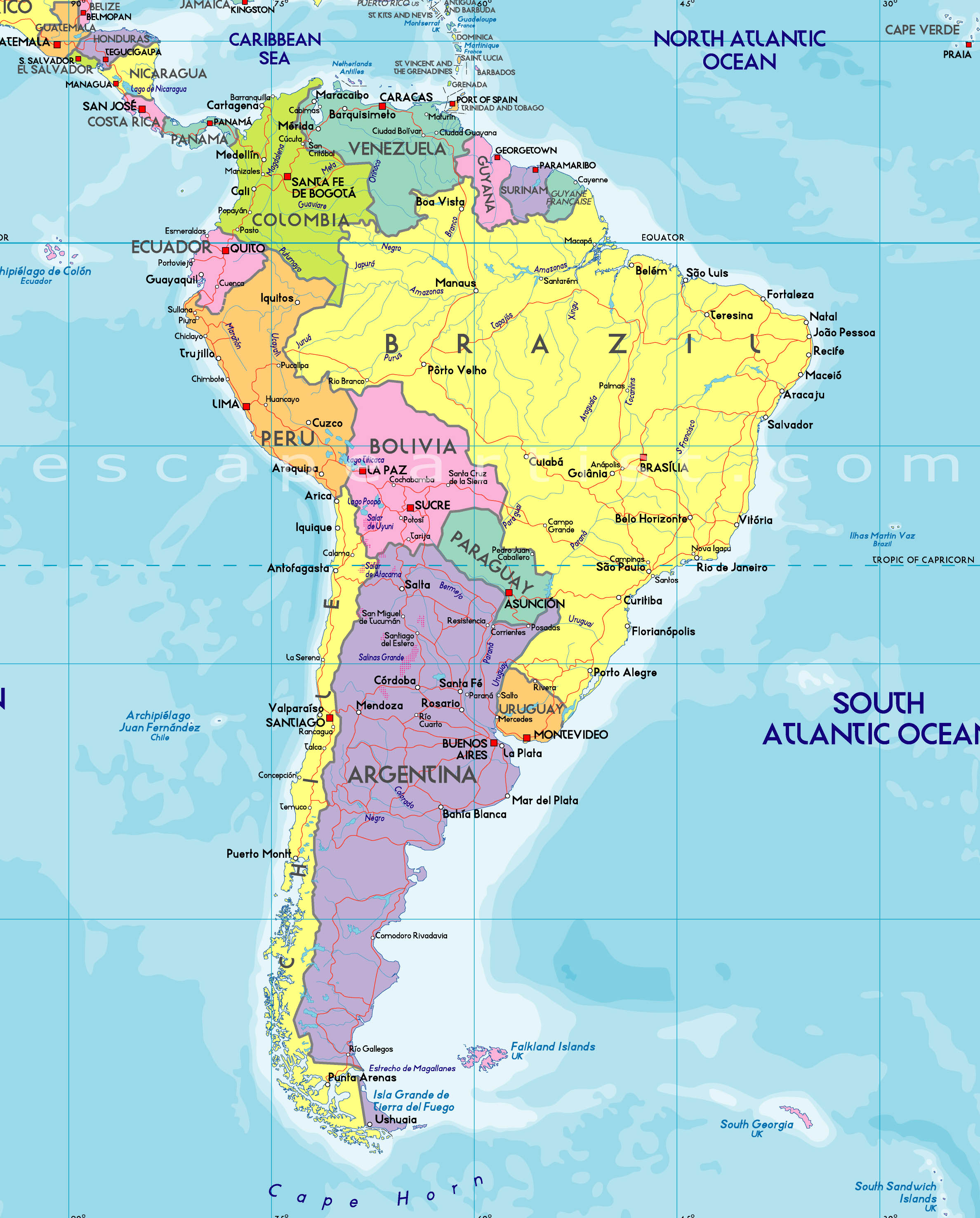 Download this South America picture